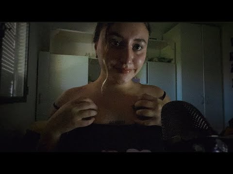 ASMR Scratching en ropa & piel + mouth sounds  ✋🏻