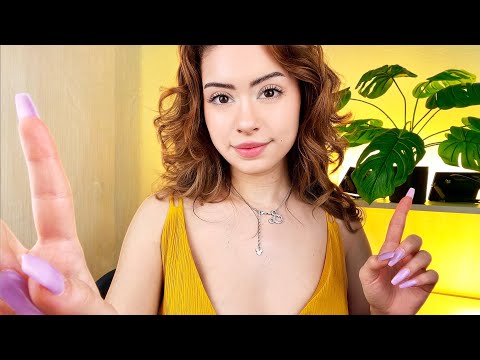 ASMR Français Suis mes Instructions ♡ visuels, soin du visage, bruits de mains pour s'endormir ♡