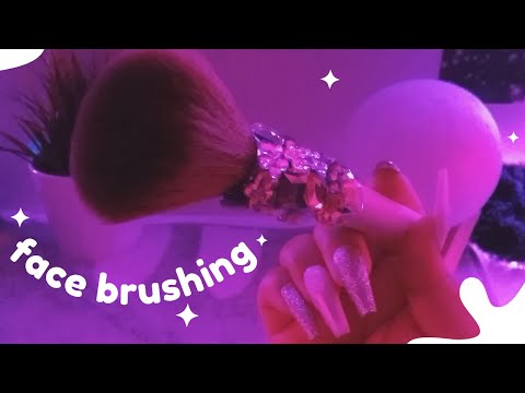 ASMR Personal Attention, Face Brushing / Camera Brushing, Tracing, Invisible Brushing - Whispering