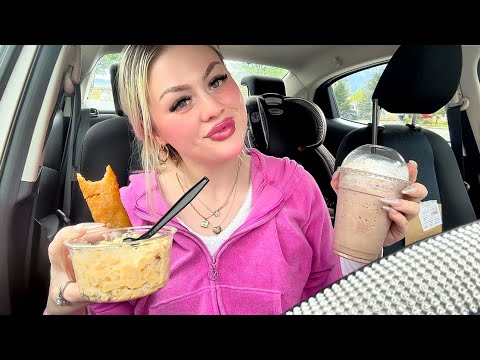 ASMR Car Mukbang | Nail Tapping With Soothing Car Sounds