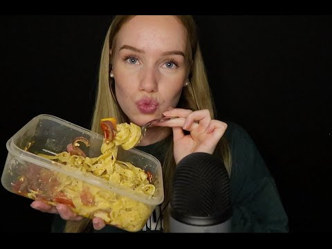 ASMR Mukbang und Flüstern für guten Schlaf