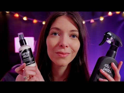 ASMR | Probando productos de SKINCARE, pelo y baño | Unboxing relajante  | Love ASMR en español