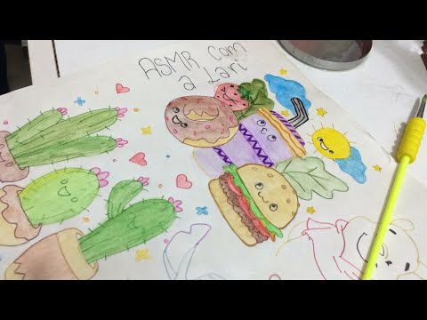 ASMR - Colorindo com aquarela pt. 2