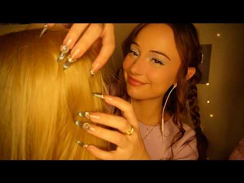 click this, go to sleep 😴✨ ASMR Realistic Scalp Scratching, Combing + Head Massage 💆‍♀️