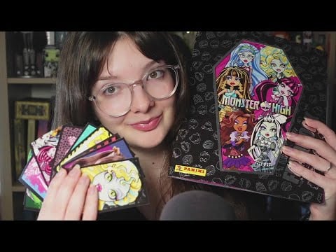 ASMR ESPAÑOL - Abriendo cromos, susurros, album colección