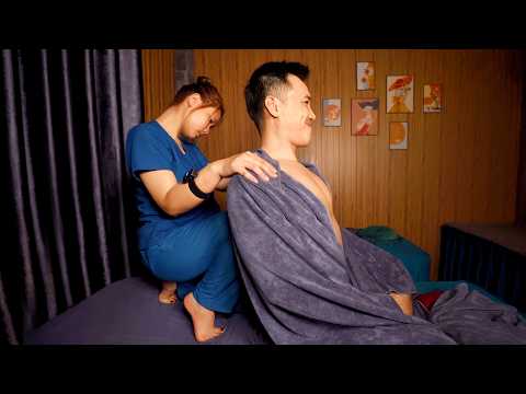 ASMR 🔥 She's a Real Expert! Relaxing Full Body Massage for Sleep