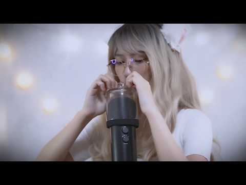 ASMR เคาะแก้ว กรรไกร โหลน้ำ เกาไมค์