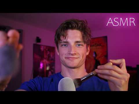 Positive Affirmations and Face Brushing (SUPER TINGLY)