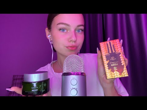 🛍️асмр делаю обзор на покупочки || таппинг звуки рта, болтаем💗