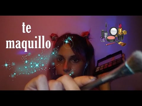 💋ASMR Roleplay ~•~Te maquillo 💄💄EN ESPAÑOL //jaz. P