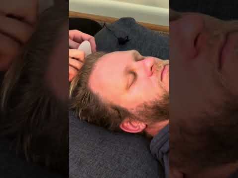 Real Person ASMR | Gua sha on the scalp #hair #relaxing #guasha #asmr #realpersonasmr #scalpmassage