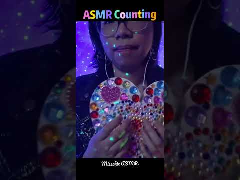 ASMR COUNTING IN DIFFERENT LANGUAGES (Fast Aggressive Trigger Board Tapping) #shorts #asmrlanguages