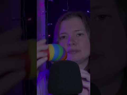 ASMR Fidget Toy on Foam Mic #asmr #relax #tingles