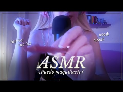 ASMR ✧ Tu amiga te maquilla para salir 💄✨ [layered sounds, mouth sounds | roleplay]