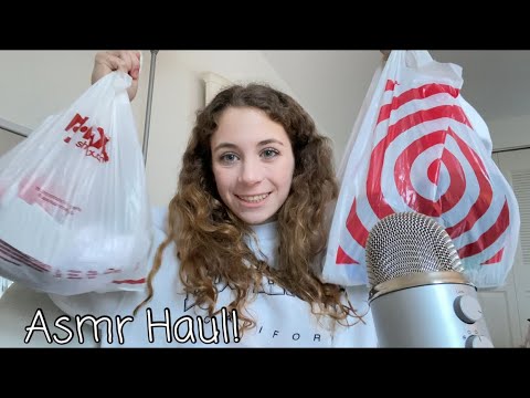 ASMR TJMAXX and Target haul 🤍🤍🤍