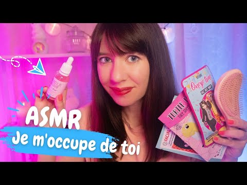 Complicité et Détente 🌸 ASMR Roleplay Soin du Visage et Coiffage avec ton amie