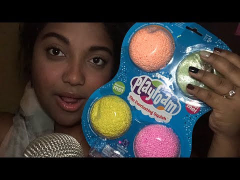 ASMR FOAM PLAYING | STICKY SOUNDS