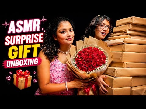 ASMR A Special Gift For My Sister | Surprise Gift Unboxing | 🎁🥹🫶🏻