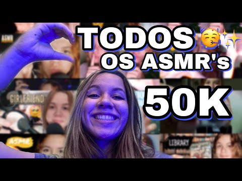 10seg de TODOS os vídeos do canal Doca ASMR! (ESPECIAL 50K)