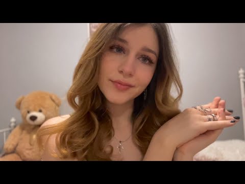 ASMR whisper ramble and hand/ring sounds ❤️(custom request)