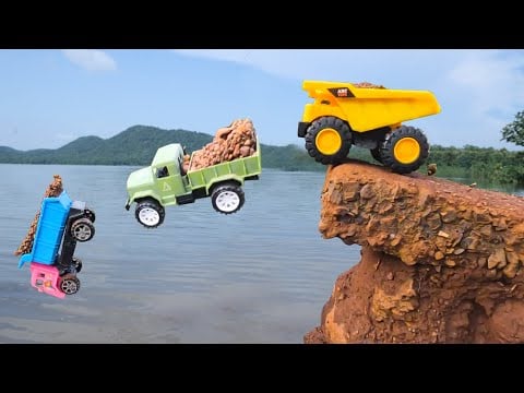 Jump to River | Dumper Truck | Ford Tractor | Mahindra Tractor | Military Truck CS Toy World