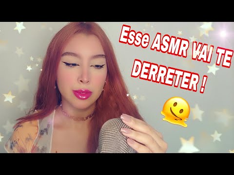 Esse ASMR VAI TE DERRETER/Sons de boca/voz suave/CHUVA