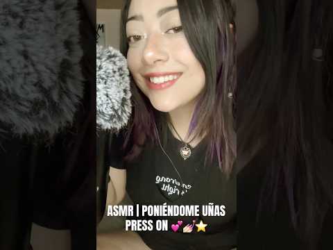 ASMR | PONIÉNDOME UÑAS PRESS ON PT. 1 💕⭐️💅🏻 #asmrvideo #asmr #asmrnails #asmrnailtapping