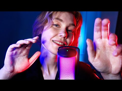 😴АСМР бомбезный массаж лица с микрофоном FIFINE AmpliGame A8 Plus┃ASMR face massage