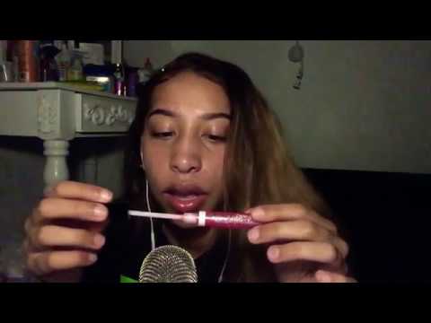 ASMR LIPGLOSS SOUNDS | MIC BRUSHING | FACE TOUCHING | ASMR LYSS ✨