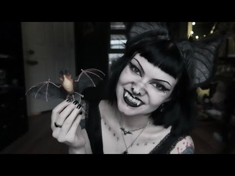 ASMR | Bat Themed Triggers 🦇 tapping, fabric scratching, tracing, etc.