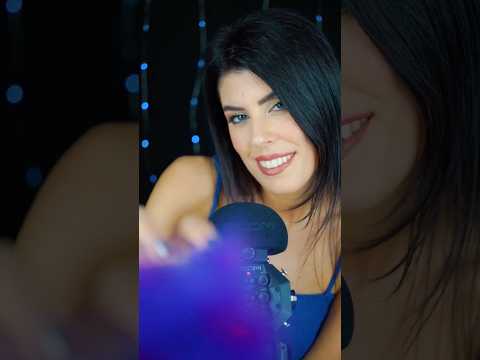 ASMR • Brushing camera & Tongue Clicking 🫠 #shorts #asmr