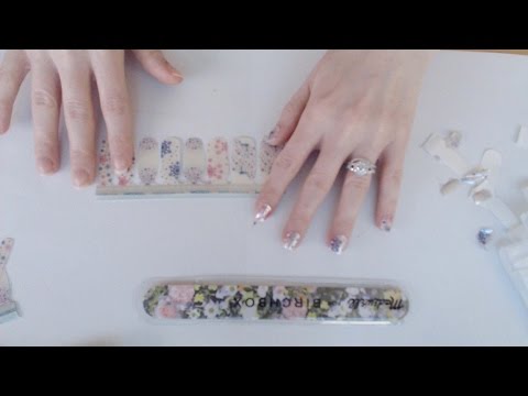 ASMR Nail Wrap Tutorial