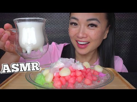 ASMR THAI DESSERT (SOFT CRUNCH RELAXING EATING SOUNDS) LIGHT WHISPER | SAS-ASMR