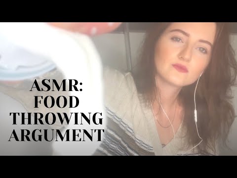 ASMR: GIRLFRIEND GETS JEALOUS | PUBLIC FOOD THROWING | ARGUMENT | MESSY