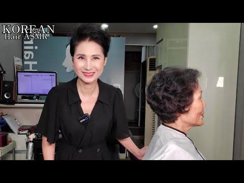 미용실ASMR 시각과청각의 활성화 # 높은 각도에 상고 컷트 시원하고 경쾌하게~Korean Hair salon ASMR visual and auditory activation