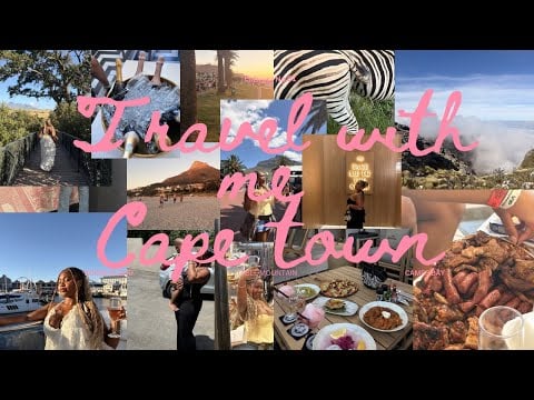 CAPE TOWN SOUTH AFRICA | TRAVEL VLOG | Tapiwa Melissa 
