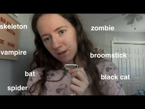 asmr | halloween trigger words 💀 🧟‍♀️ 