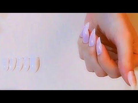 ASMR Doing My fake Nails 💅