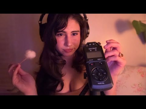 ASMR ~ Ear cleaning with tascam 💗 ( Super de duperty tingly )