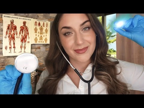 ASMR Deutsch 2h Arzt Check Up |Medical Exam, Doctor Roleplay, Zahnarzt, Hautarzt, Cranial Nerve Exam