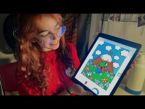 ASMR | Me faça companhia enquanto estou colorindo