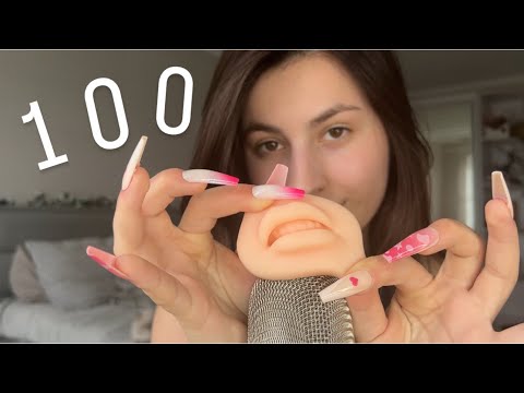 Asmr 100 triggers in 1 Minute