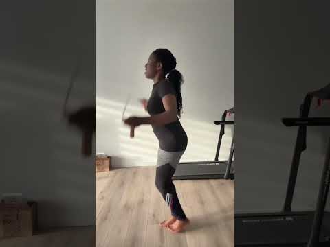 Praise & Exercise | Skipping at home #workout #motivation #youtubeshorts