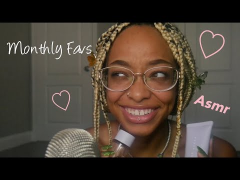 ASMR | August Favorites! ♡ [ skincare, lipgloss...]