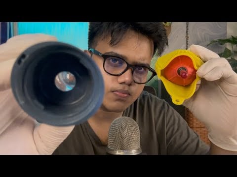 8 Minutes ASMR Fast Cranial Nerve Exam (Random)