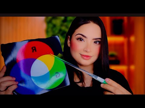 ASMR: EXAME DOS NERVOS CRANIANOS🧠 testando todos os seus sentidos!