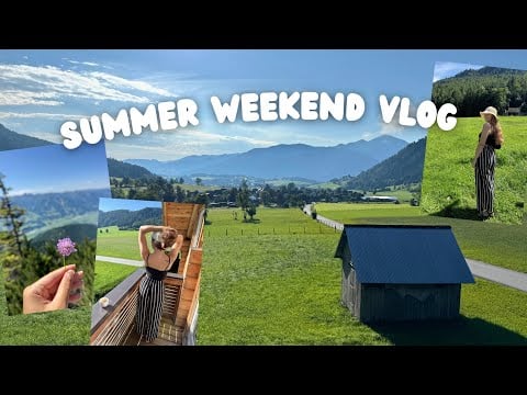 ASMR Summer Weekend Vlog 🪻 | spend time in Austria with me 🏔️ (Whispered Voiceover, Finger Flutters)