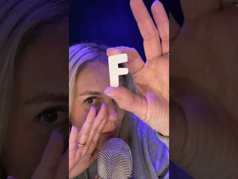 ASMR FR / Mots déclencheurs lettre F #asmrfr #shortsasmr #asmr