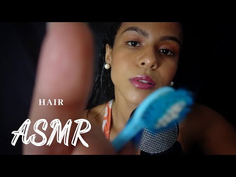 FAZENDO BABY HAIR EM VOCÊ | ASMR FINALIZANDO SEUS CACHOS PTBR