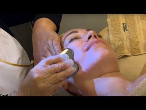 GUA SHA FACIAL para lifting y MASAJE con mascarilla RELAJANTE 👽
